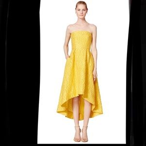 ML Monique Lhuillier Yellow Dress size 4